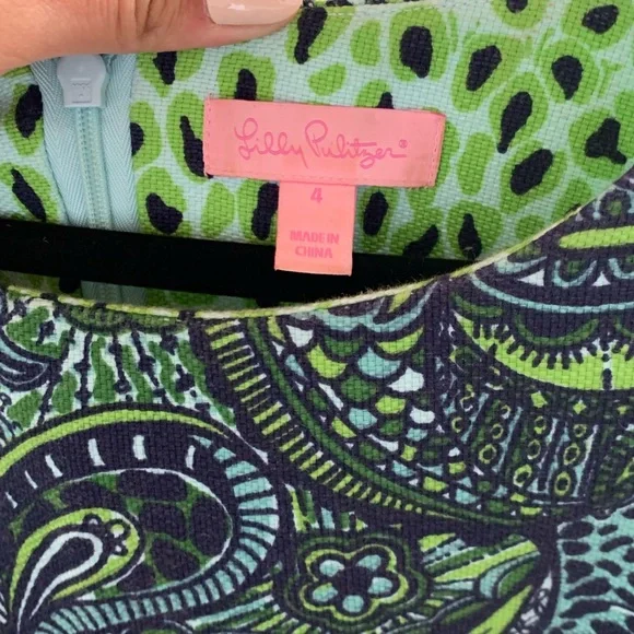 Lilly Pulitzer Leopard print shift dress - Picture 3 of 3